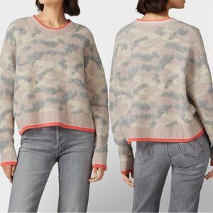 Anthropologie Bush Camo Crewneck Sweater Central Park West Pullover